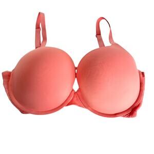 Victoria's Secret T-Shirt Push-Up Bra Womens Size 36DD Full Coverage Lace Trim